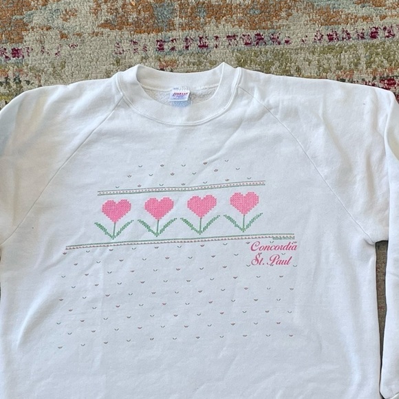 Vintage 1980s Concordia St. Paul Travel Tourism Vacation Crewneck 80s Sweatshirt - Picture 3 of 7